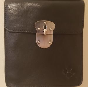 Leather pocketbook black